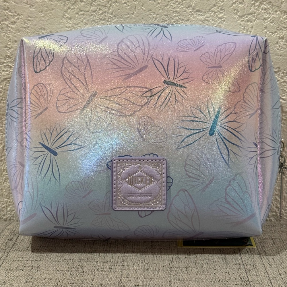 Wicked Glinda Butterfly Iridescent Cosmetic Bag - Picture 2 of 10